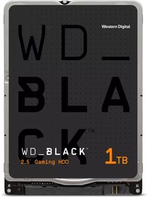 Фото 1/3 Жесткий диск WD SATA-III 1Tb WD10SPSX Notebook Black (7200rpm) 64Mb 2.5"