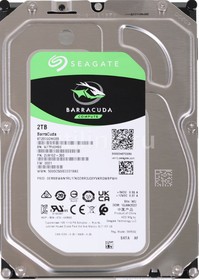 Фото 1/7 Жесткий диск Seagate SATA-III 2Tb ST2000DM005 Desktop Barracuda (5400rpm) 256Mb 3.5"