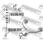 SGSB-002, Ремкомплект тяги стабилизатора