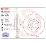 09.R103.11, Диск тормозной UV Coated | перед |