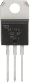 BTA06-800BW, симистор (триак), 800 В, 6 А, TO-220AB