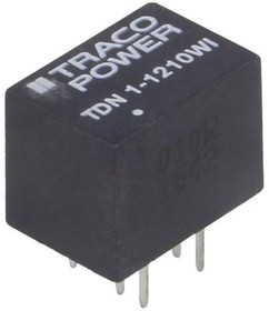 Фото 1/2 TDN 1-1210WI, Isolated DC/DC Converters - Through Hole 1W DIP Iso 4.5-18Vin 3.3Vout 300mA