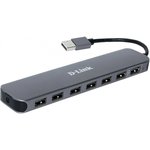 Концентраторы D-Link DUB-H7/E1A, 7-port USB 2.0 Hub.7 downstream USB type A ...