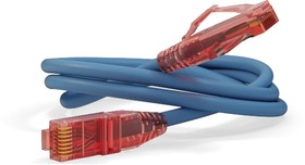 Патч-корд Hyperline PC-LPM-UTP-RJ45-RJ45- C5e-0.15M-LSZH-BL U/UTP, Cat.5е, LSZH, 0.15 м, синий