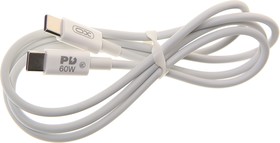NB-Q190A White, Кабель USB Type C-USB Type C 1м белый XO