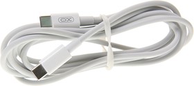 NB-Q190B White, Кабель USB Type C-USB Type C 2м белый XO