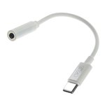 NB-R161 White, Adapter USB Type C to jack 3.5 white XO
