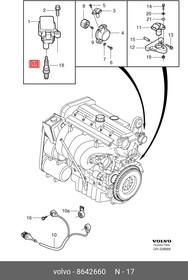 8642660 свечи зажигания volvo