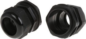 Фото 1/3 NGM63-BLK, NGM Series Black Nylon Cable Gland, M63 Thread, 34mm Min, 44mm Max, IP68