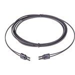 HFBR-RSD005Z, Duplex Fibre Optic Cable, 1000µm, Black, 5m