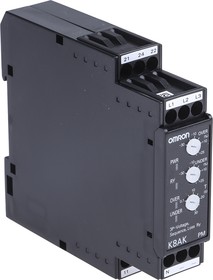 Фото 1/3 K8AK-PM2 380/480VAC, Industrial Relays 3-phase & Phase Loss