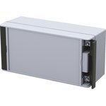 290.092.000, Techno Plus Series Grey Plastic Enclosure, IP67, Grey Lid, 180 x 90 x 70mm
