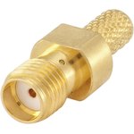 32K107-306L5, SMA Series, jack Cable Mount SMA Connector, 50Ω ...