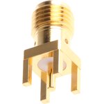 32K101-400L5, RF Connectors / Coaxial Connectors SMA Straight Jack PCB