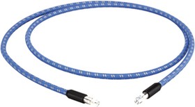 SF526S/11PC35/ 11PC35/48IN, RF Cable Assembly, Microwave 3.5 mm Male - 3.5 mm Male 26.5GHz 50Ohm Blue 1.22m