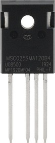 Фото 1/2 SiC N-Channel MOSFET, 46 A, 1200 V, 4-Pin TO-247-4 MSC040SMA120B4