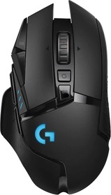 Мышь Logitech G502 Lightspeed, игровая, оптическая, беспроводная, USB, черный [910-005567] | купить в розницу и оптом