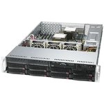 Шасси серверное Supermicro SuperServer 2U 620P-TRT noCPU(2)3rd GenScalable/TDP ...