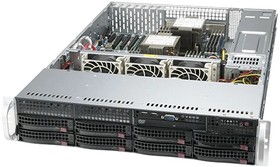 Шасси серверное Supermicro SuperServer 2U 620P-TRT noCPU(2)3rd GenScalable/TDP 270W/no DIMM(16)/ SATARAID HDD(8)LFF/6xLP,M2/ 2x10GbE/2x1200W