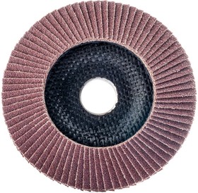 Фото 1/3 Конический лепестковый круг AC721X ECO 125x22 мм, оксид алюминия, Р80 1005803041