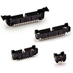 45214-220230, Headers & Wire Housings 14P, .050" Pitch HDR SMT, 30Au, LATCH