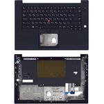 Клавиатура (топ-панель) для ноутбука Lenovo ThinkPad X1 Extreme 3rd Gen черная с ...