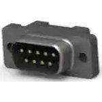 D-Sub plug, 9 pole, standard, equipped, straight, IDC connection, 1658613-4