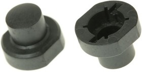 1S09-16.0, Black Modular Switch Cap for Use with 3F Series Push Button Switch