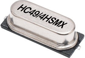 LFXTAL033580, Кристалл, 12 МГц, SMD, 11.4мм x 4.9мм, 50 млн-, 18 пФ, 30 млн-, HC49/4HSMX