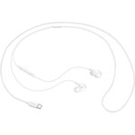 Гарнитура внутриканальные Samsung EO-IC100 1.2м белый проводные в ушной раковине (EO-IC100BWEGRU)