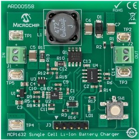 Фото 1/2 ARD00558, Power Management IC Development Tools MCP1632 SEPIC Li-Ion Battery Charger