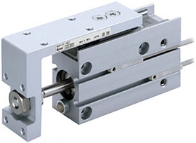 MXH16-10Z, Pneumatic Guided Cylinder - 16mm Bore, 10mm Stroke, MXH Series, Double Acting