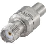 19S132-K00S3, RF Adapters - Between Series SMA Plug to SMA Jack Straight Adapter