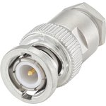 51S106-002N5, BNC Series, Plug Cable Mount BNC Connector, 50, Clamp Termination ...