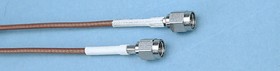 404.15.15.500A, Male SMA to Male SMA Coaxial Cable, 500mm, RG316 Coaxial, Terminated