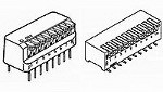 3-5435802-8, Switch DIP OFF ON SPST 8 Piano 0.1A 24VDC PC Pins 2.54mm Thru-Hole Tube