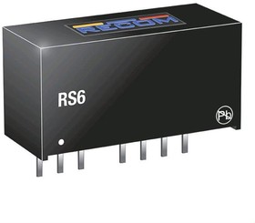 Фото 1/2 RS6-2405S, Isolated DC/DC Converters - Through Hole 6W 18-36Vin 5Vout 1.2A SIP8