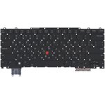 Клавиатура для ноутбука Lenovo ThinkPad Z16 Gen 1 черная без рамки с подсветкой ...
