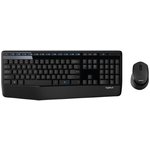 920-008534 Logitech Клавиатура + мышь MK345 оригинальная заводская гравировка RU/LAT
