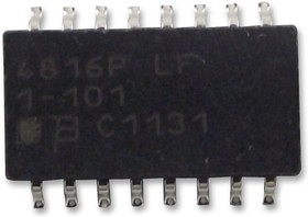 Фото 1/2 4816P-T01-332LF, Фиксированный резистор цепи, 3.3 кОм, Изолированный, 8 Resistors, SOIC, Gull Wing, ± 2%