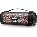 Колонки Bluetooth BBK BTA604, 1.0 (одна колонка), черный [bta604 (b/gt)]