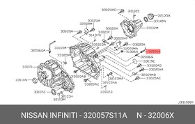 320057S11A, ДАТЧИК ЗАДНЕГО ХОДА КПП - 320057S11A