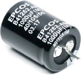 B41252A5229M000, Aluminum Electrolytic Capacitors - Snap In 25VDC 22000uF 20% PVC 6mm Terminals