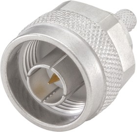 Фото 1/4 53S107-106N5, Plug Cable Mount N Connector, 50Ω, Crimp Termination, Straight Body