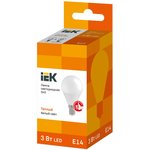 LLE-G45-3-230-30-E14, Лампа LED G45 шар 3Вт 230В 3000К E14 IEK