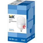 LLE-HP-50-230-65-E40, Лампа LED HP 50Вт 230В 6500К E40 IEK