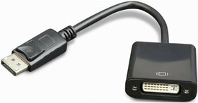 Фото 1/4 A-DPM-DVIF-002, Адаптер; DisplayPort 1.1; 0,1м; Цвет: черный; Серия: Cablexpert