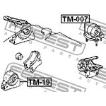 Опора двигателя TM-007
