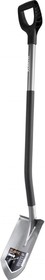 Фото 1/10 11002-01, Лопата штыковая с металлическим черенком и ручкой Terra PLANTIC