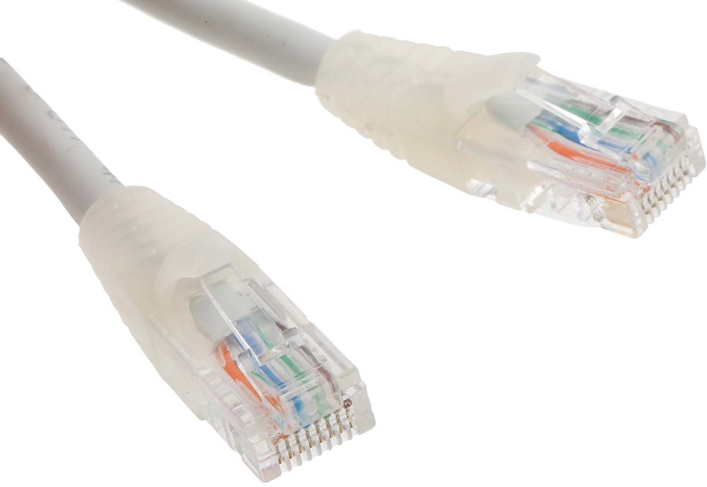 Sheath Rj45 10m Cat5e, Grey RJ45 to Male RJ45 Male, U/UTP Unshielded, Terminated ...